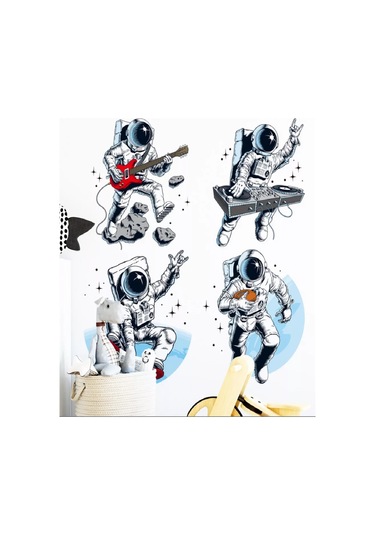 Brightnest Duvara Yapıştırılan İç Mekanastronot Duvar Çıkartmaları 206809451 Beyaz