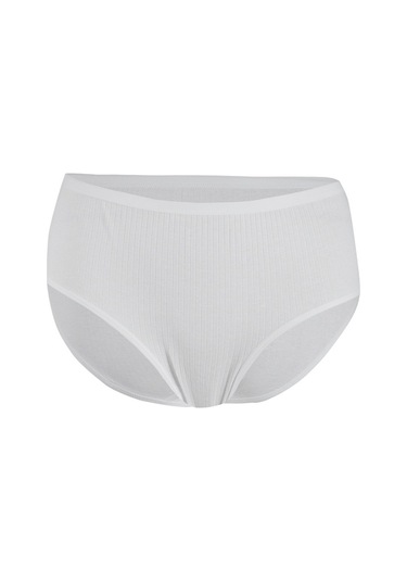 Yıldız 12'Li Paket Kadın Çizgili Bato Yüksek Bel Külot