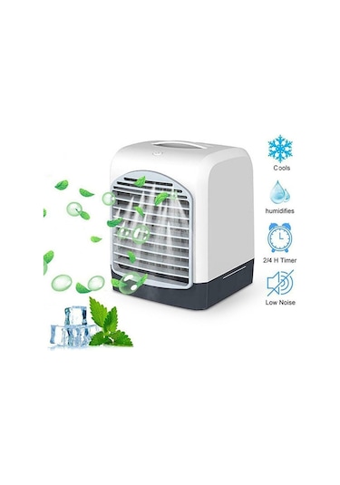 Zeeful Taşınabilir Mini Masaüstü Klima Usb Küçük Fan Soğutma