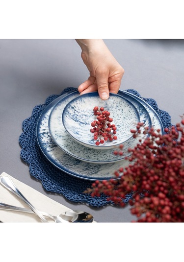 Güral Porselen Atina 24 Parça Yemek Seti Reaktif Dg 1502