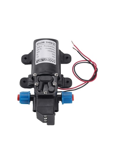 Dream011 12v 60w 75w 120psı Yüksek Basınçlı Diyaframlı Su Pompası Siyah Elektrikli Otomobil Yıkama