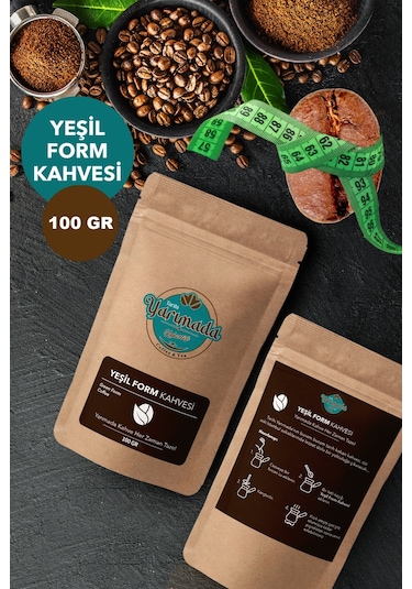 Tarihi Yarımada Kahvecisi Taze Çekilmiş Orta Kavrulmuş ve Öğütülmüş Yeşil Form Türk Kahvesi 100 G