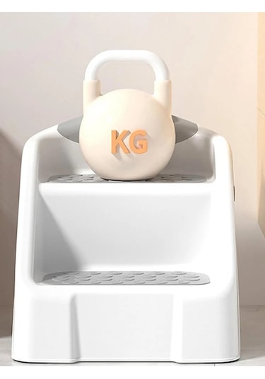 Çocuklar İçin 2 Adımlı Tabure Kaymaz Çocuk Çift Adımlı Tabure Çok Renki