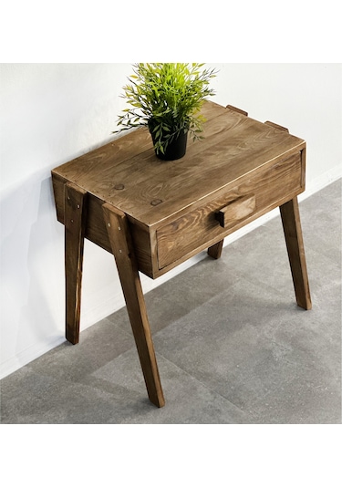 Ahşap Komodin Çekmeceli Raf Dolap 5308