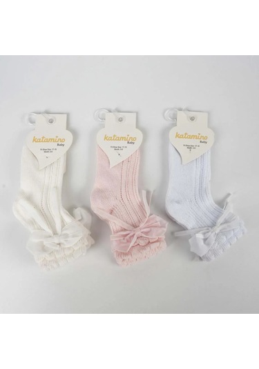 Aylina Aks File Bebek Soket Çorap K43016 Asorti Çok Renkli
