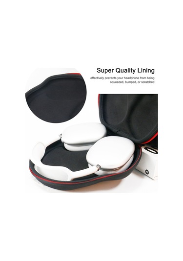 Yifomall Kulaklık Taşıma Kutusu, Kablosuz Kulaklık İçin Eva+oxford Kumaş, Sağlama Ve Taşınabilirlik Özellikli Depolama Çantası Diğer