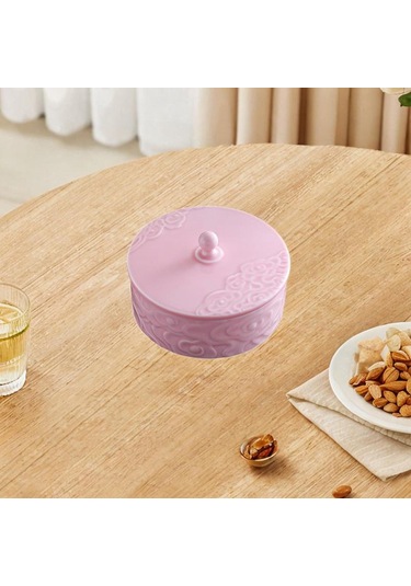 Homyl Atıştırmalık Tabak Çok Amaçlı Somun Ve Şeker Pembe