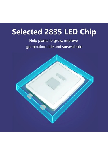 Shineyee E14 Tabanca Bitki Büyüme Lambası 48 Led Kırmızı-mavi Spektrum Ev/ofis/seracılık Için Çok Renkli