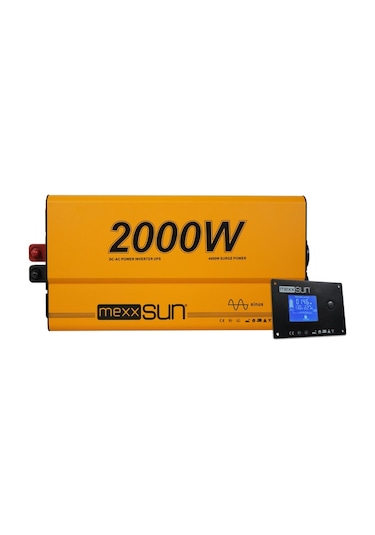 Mexxsun Tam Sinüs Ups Remote Ekran 12v 2000w