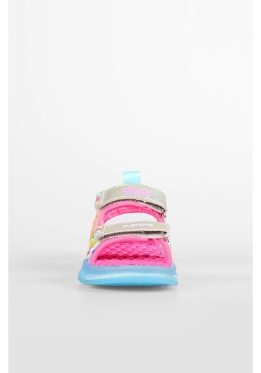 Vicco Can Kız Çocuk Fuşya Işıklı Phylon Sandalet Fuşya