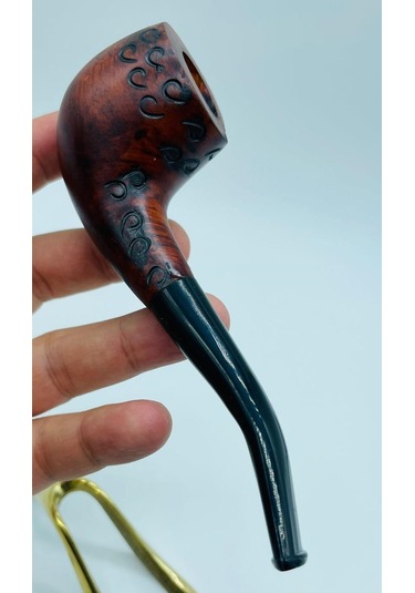 Ahşap Gül Ağacı Pipo 2parça //13cm