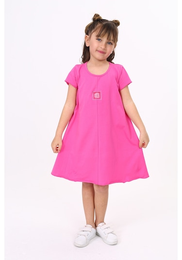 Toontoy Kız Çocuk Elbise Orkide