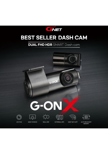 Gnet Gonx 2ch Hdr Fullhd Wi-fi Araç Kamerası