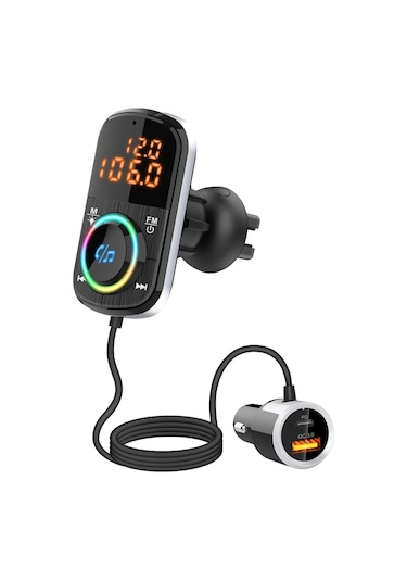 Bc71 Araba Fm Verici Eller Serbest Tf Kart Mp3 Müzik Çalar Elektronik Araba Aksesuarları