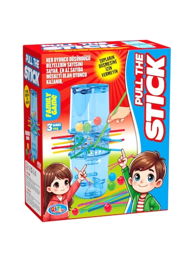 Ritoys Pull The Stick Çubuk Çekme Topların Düşmesine İzin Verme O