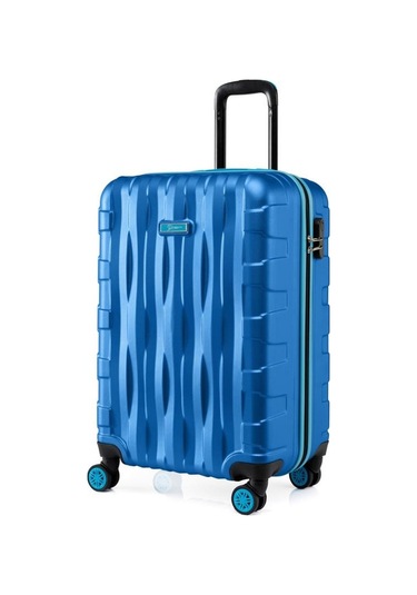 Büyük Boy Valiz 4x2 Teker Mavi 1167