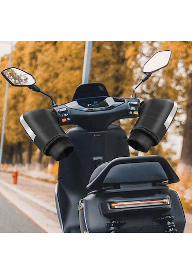 Suntek Motosiklet Gidon Muffs El Isıtıcı S Siyah