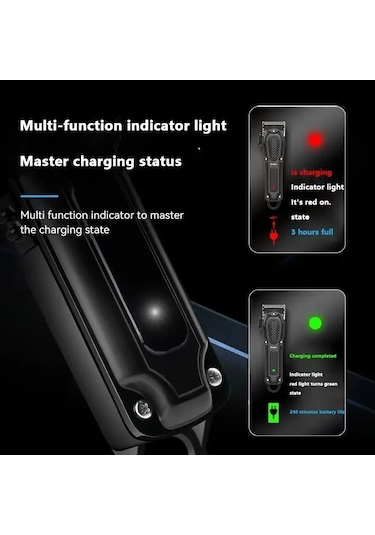 Km-1071 Elektrikli Saç Kesme Makinesi Ubs Şarj Edilebilir Akülü