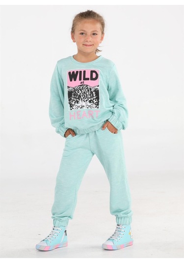 Cute Wild Mint Jogger Eşofman Takım-mint Mint Yeşili