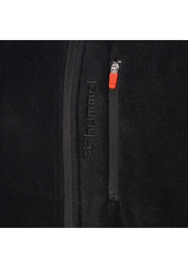 Hummel 960040-2001 Deslan Polar Zip Erkek Spor Ceket Siyah