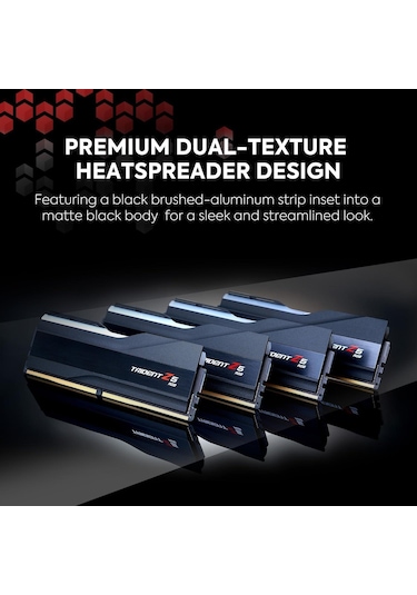 Gskill F5-6800J3446F48GX2-TZ5RK 96 GB (2x48) Trident Z5 RGB 6800 MHz CL34 DDR5 Ram