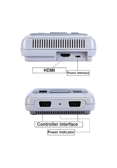 Super Mini Sfc 621 Oyunlu 2 Kollu TV Oyun Konsolu (İthalatçı Garantili)