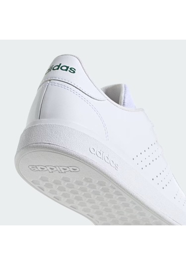 Ftwwht/ftwwht/cgreen Adidas Erkek Tenis Ayakkabı Advantage Base 2.0 If4135 Beyaz