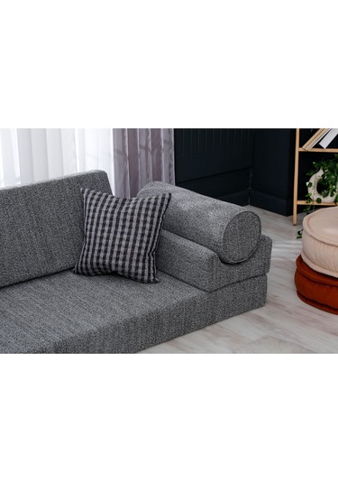 Prestigegolf Yer Kanepesi,yer Oturma Minderi Şark Köşesi Gri