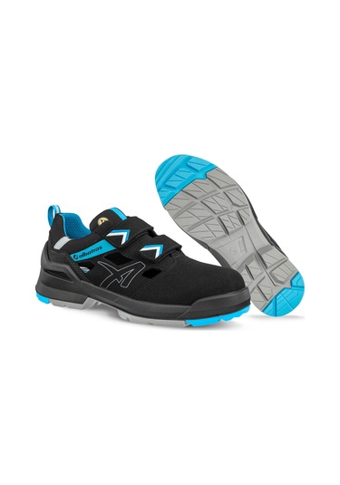 Forge Air Low Fiberglass Koruyucu Burunlu Siyah Mavi S3l Esd Src İş Ayakkabısı 37 Numara Siyah