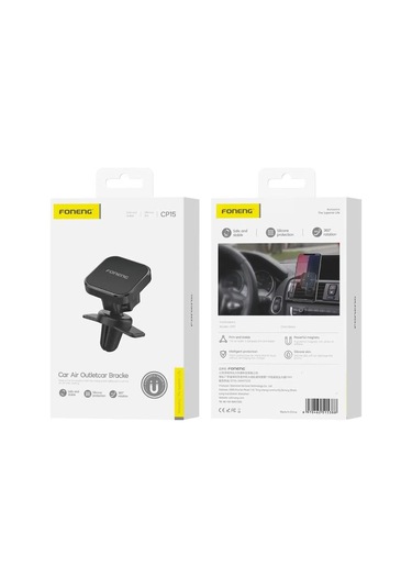 Foneng Cp15 Manyetik Araç İçi Havalandırma Telefon Tutucu -