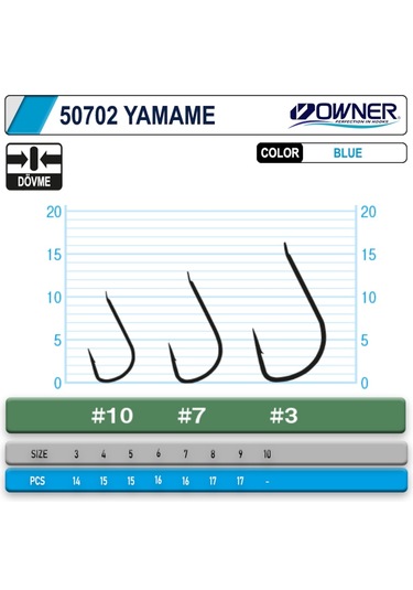 Owner 50702 Yamame Blue Iğne (490332257)