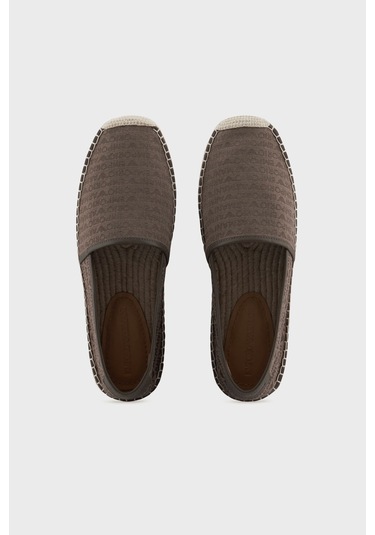 Emporio Armani Erkek Espadril X4s030 Xr338 U582 Koyu Kahve Koyu Kahverengi