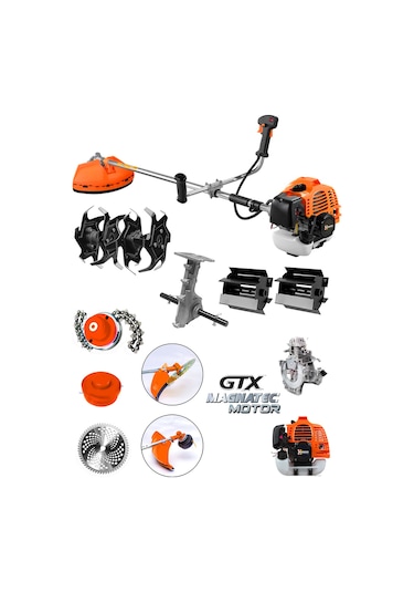 Wacker Pro Torq Seri 14 Hp Yan Tırpan + Toprak Eşeleme + Akrobat Çapa