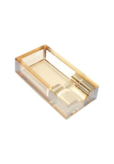 Premiumquality Gold Şeffaf Kristal Tekli Puro Küllüğü - Tr9747
