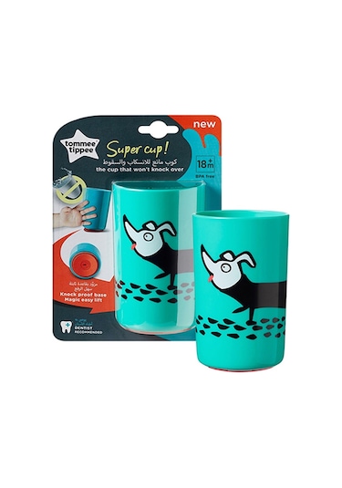 Tommee Tippee Süper Devrilmeyen Bardak 300 ML Yeşil