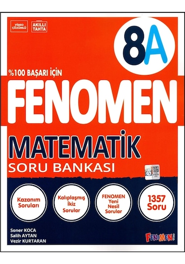Fenomen Yayıncılık 8. Sınıf Lgs Matematik Soru Bankası