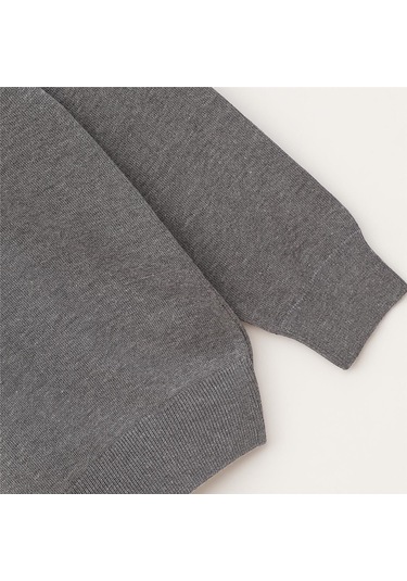 Erkek Şardonsuz Uzun Kol İnce Kazak - 180539 - Toprak Toprak