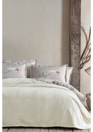 Yataş Adel Tek Kişilik Wellsoft Battaniye - Şampanya