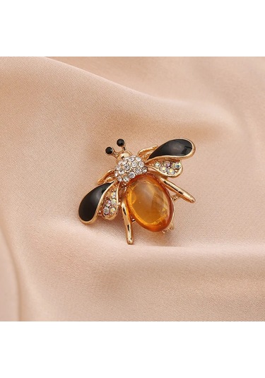 Vintage Klasik Kadınlar Lüks Arı Kristal Broş Takı Büyük Rhinesotne Metal Style 16 Style 16 Çok Renkli