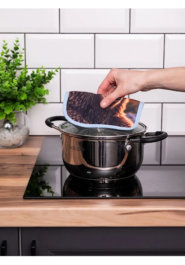 Arstex 2 Parçalı Mutfak Servo Seti 287365866 Kahverengi