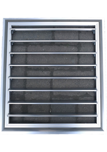 Banyo Havalandırma Alüminyum Parlak Krom Menfez