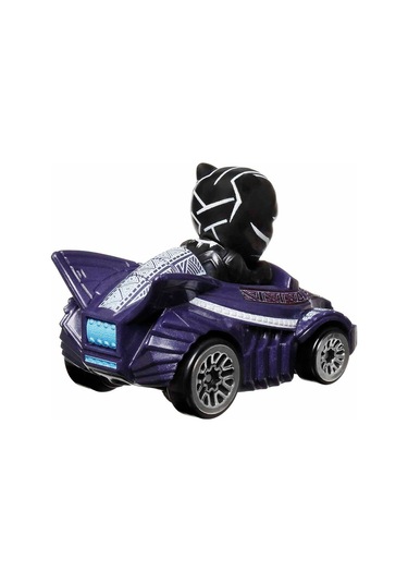 Racerverse Tekli Model Araba - Figürlü Yarış Arabası - Marvel Black Panther Kara Panter - 7 Cm