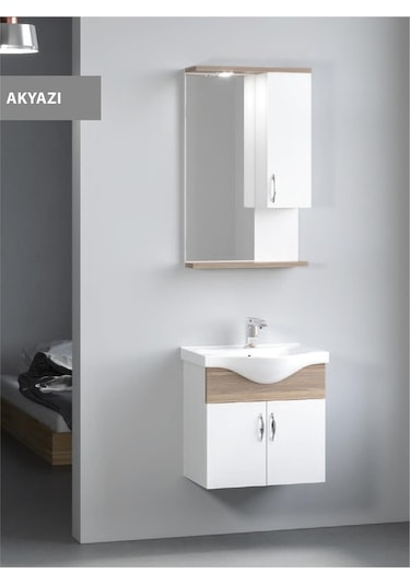 Denko Akyazı 55 Cm Mdf Banyo Dolabı Takımı Çok Renkli