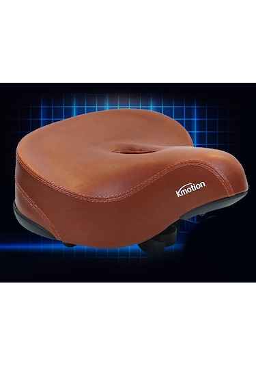 Suntek Comfort Wide Big Bum Soft Cruiser Bisiklet Selesi Bisiklet Kahverengi