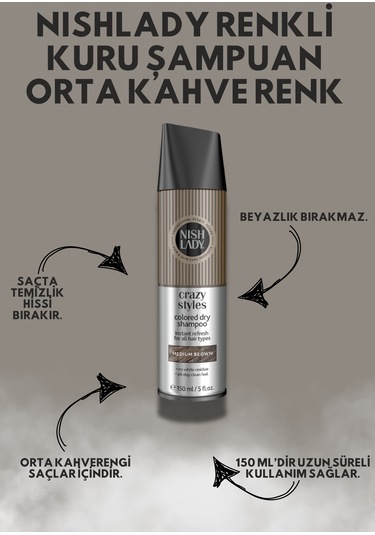 Renkli Kuru Şampuan Ortakahve 150 Ml
