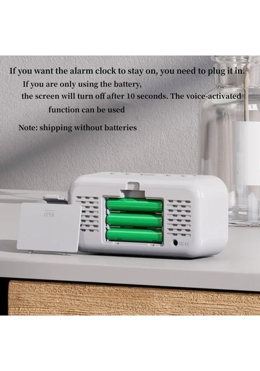 Ses Kontrolü Dijital Çalar Black