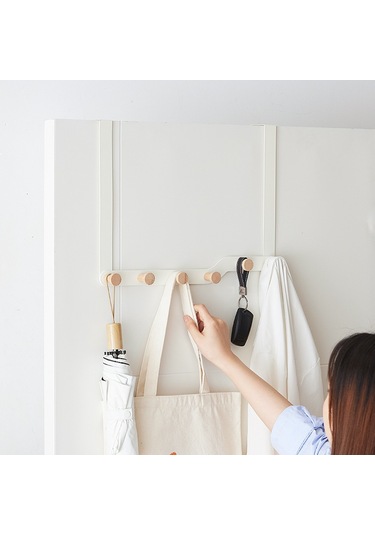 Kancalı Beyaz Kapı Askısı, Kapı Askısı, Kapının Arkasında Kancalar