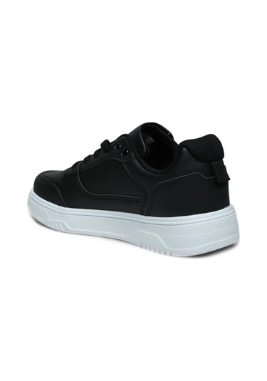 Best Of 2081-26 Cilt Deri Anatomik Bağcıklı Sneaker Siyah Beyaz 36-40 Siyah