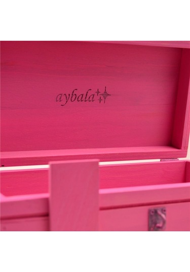 Kişiye Özel Pembe Hatıra Hediye Kutusu Kapak İçi Yazı Yazılabilir