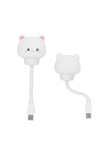 Kedi Şekilli Usb Gece Lambası - Yongtao A
